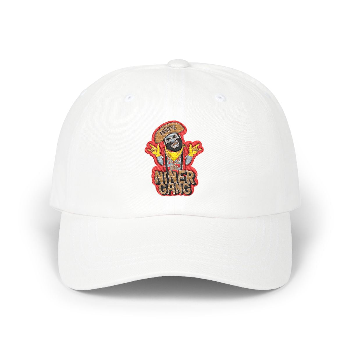 NINERGANG DAD HAT (WHITE)